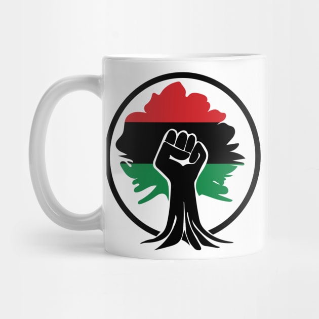 Black Fist, Flag, Rooted, Black Lives Matter, Civil Rights by UrbanLifeApparel